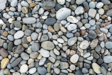 Ortasında tek bir taş olan bir taş yığını. Kayaların boyutları ve renkleri farklıdır ve görüntünün genel havası sakin ve sakindir.