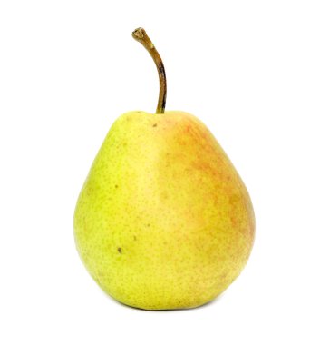 Olgun armutlar beyaz arkaplanda izole