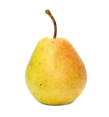 Olgun armutlar beyaz arkaplanda izole