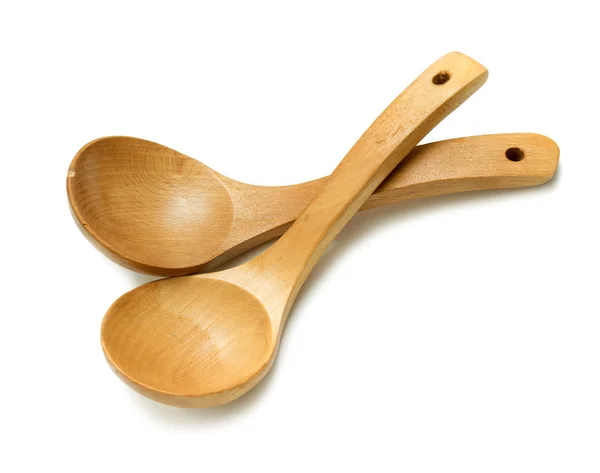 Wooden spoon isolated — Stock Photo, Image