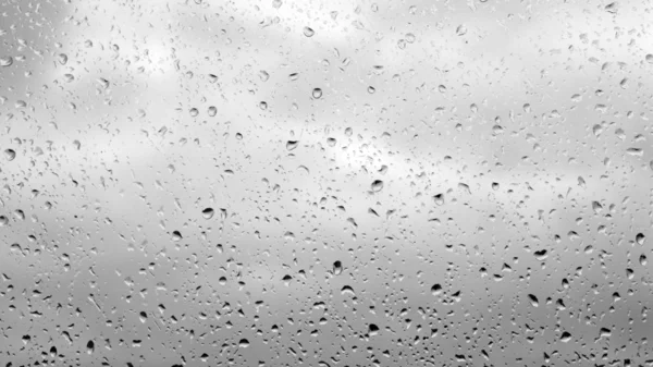 Raindrops on the glass — Stock Photo, Image