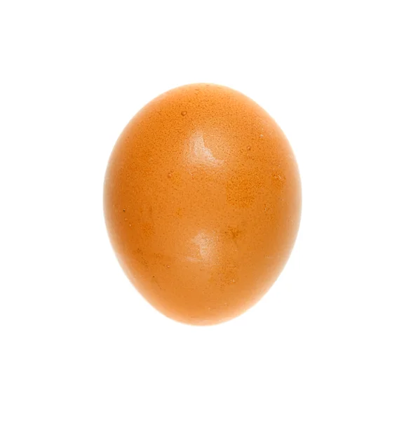 Καφέ αυγά σε λευκό φόντο — Φωτογραφία Αρχείου