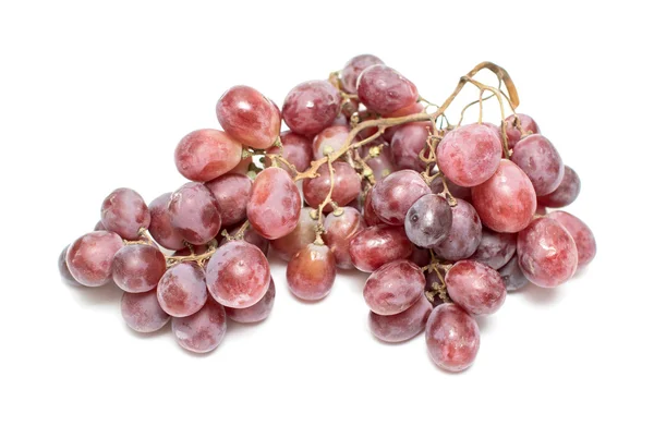 Um monte de uvas em um fundo branco — Fotografia de Stock