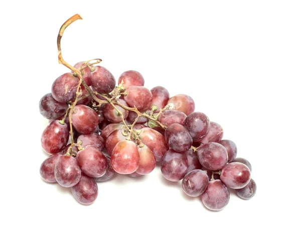 Un grappolo d'uva su fondo bianco — Foto Stock