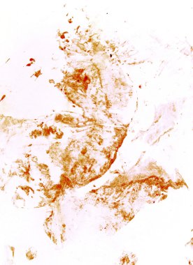 Kağıt Mavi kan damlaları ile