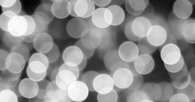 siyah ve beyaz dairesel bokeh arka plan