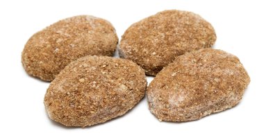 köfte, hamburger, beyaz arka plan üzerinde izole hamburger köftesi