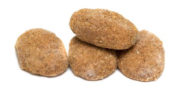 köfte, hamburger, beyaz arka plan üzerinde izole hamburger köftesi