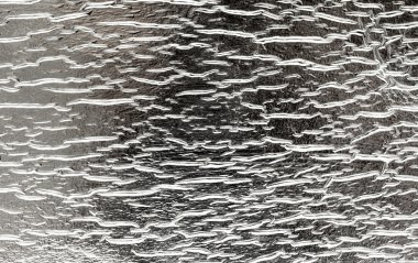 Gümüş kaba kırışıklık folyo doku