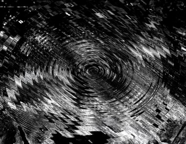 siyah su üzerinde daireler