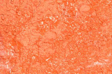 Beton duvar kırmızı kış