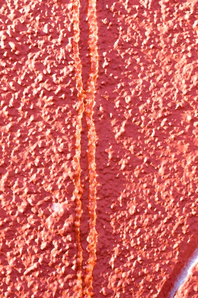 混凝土墙体红色冬季 — 图库照片