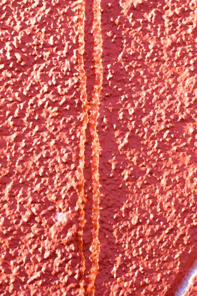 Betonnen muur rood winter — Stockfoto