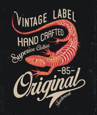 Lizard Print Design clipart