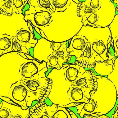 Kafatası seamless modeli