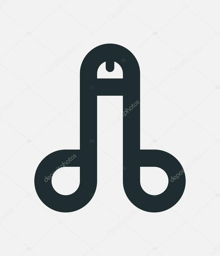 Penis icon. Vector symbol illustration
