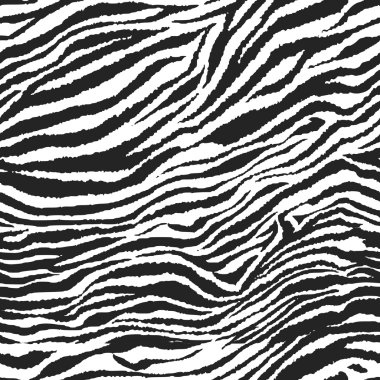 Seamless zebra pattern clipart