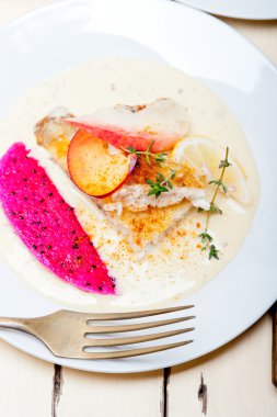 çipura balığı ezmesi pan kızarmış 