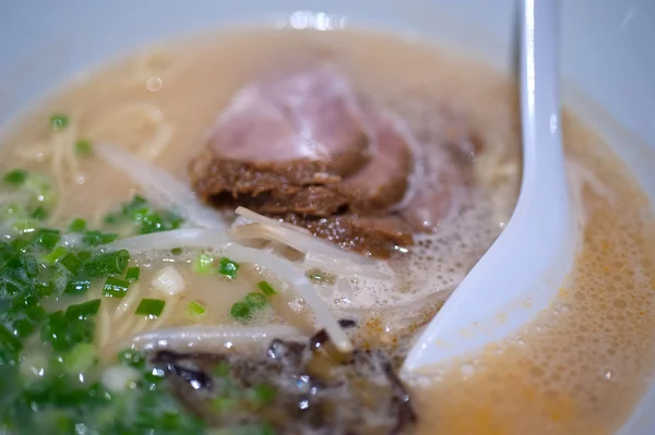 Macarrão ramen carne — Fotografia de Stock