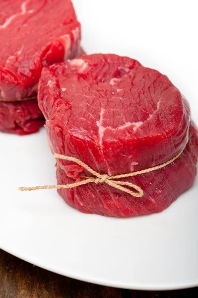 Ruwe rundvlees filet mignon — Stockfoto