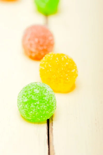 Sucre gelée fruits bonbons — Photo