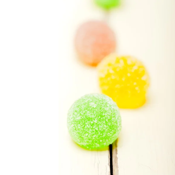 Sugar jelly fruit candy — Stock Photo, Image