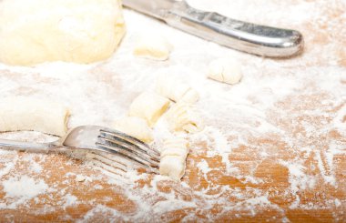 taze İtalyan Patates gnocchi yapma