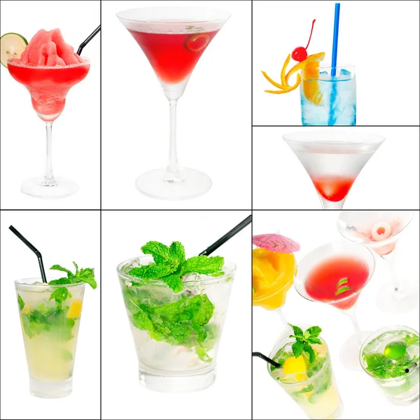 Cocktail Collage — Foto Stock