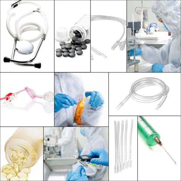 Medical collage — Stock Photo, Image