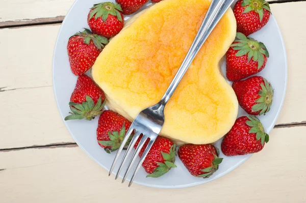 Herzkäsekuchen — Stockfoto