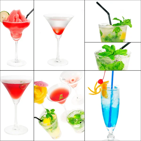 Cocktail Collage — Foto Stock