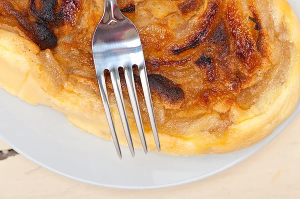 Frischer Birnenkuchen — Stockfoto