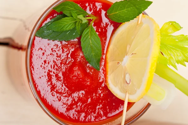 Färsk tomatjuice — Stockfoto