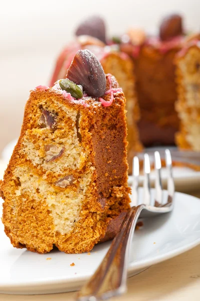 Chestnut cake bread dessert — Stock Photo, Image