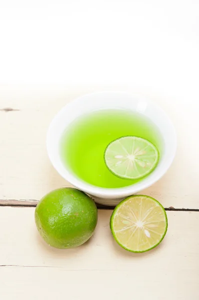 Yeşil limon limonata — Stok fotoğraf