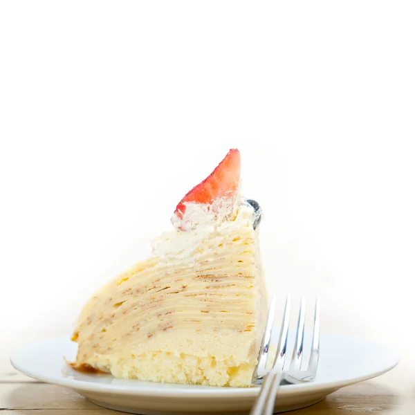 Crepe pannkaka tårta — Stockfoto