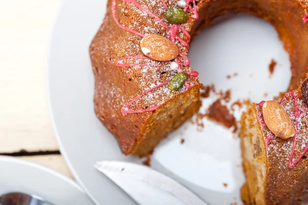 Chestnut cake bread dessert — Stock Photo, Image