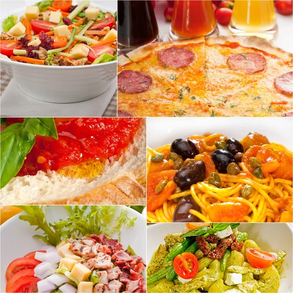 Comida vegetariana saludable collage vegano — Foto de Stock