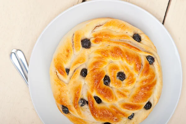 Blaubeerbrot Kuchen Dessert — Stockfoto