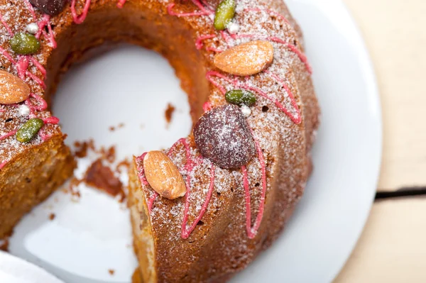 Chestnut cake bread dessert — Stock Photo, Image