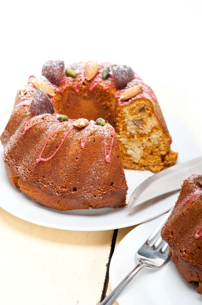 Chestnut cake bread dessert — Stock Photo, Image