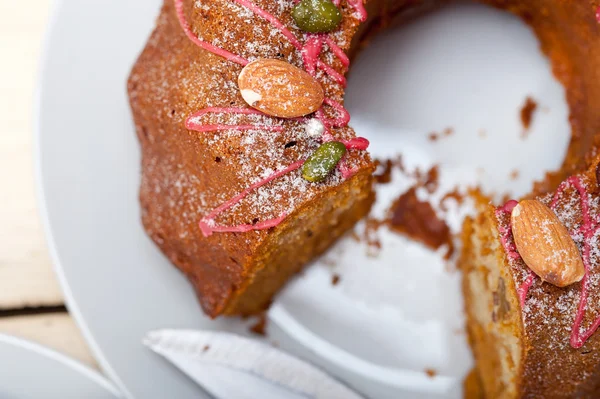 栗子蛋糕面包甜点 — 图库照片
