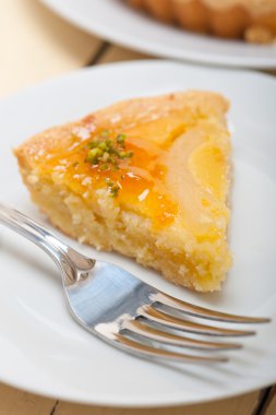 taze armut pasta tatlı pasta 