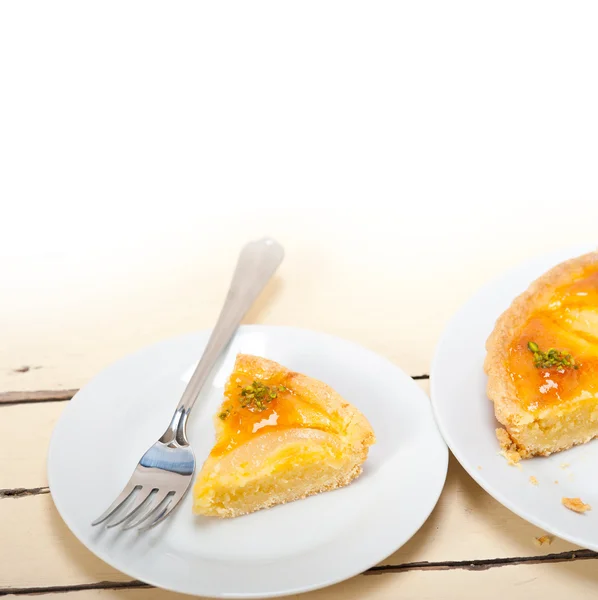 Fresh pears pie dessert cake — Stock Photo, Image