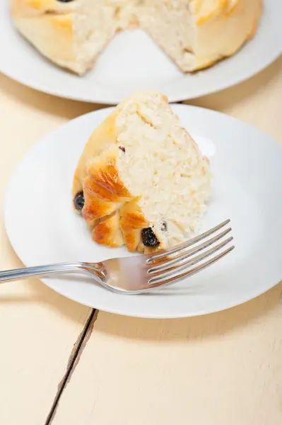 Blueberry bread cake dessert — Stock Photo, Image