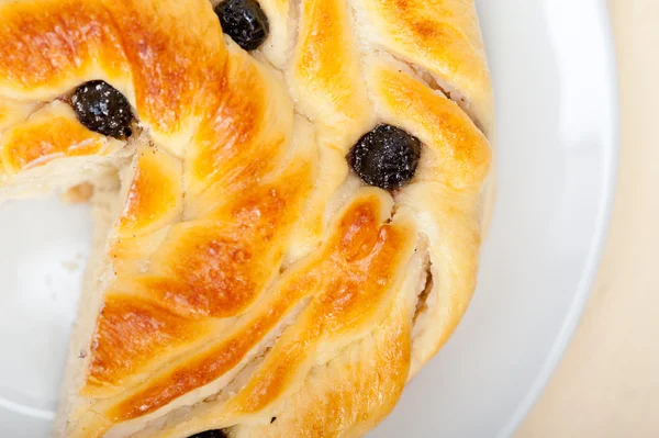 Blueberry bread cake dessert — Stock Photo, Image