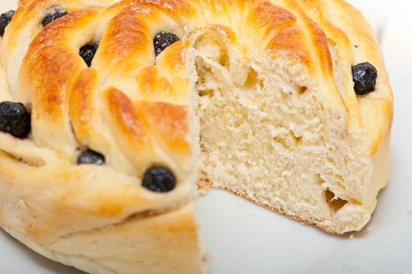 블루베리 빵 케이크 디저트 — 스톡 사진