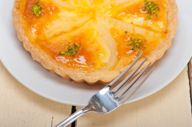 taze armut pasta tatlı pasta 