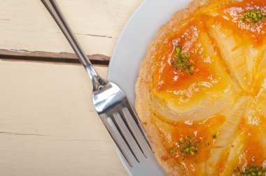 taze armut pasta tatlı pasta 