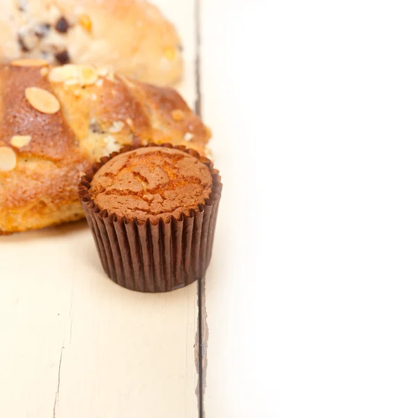 Auswahl an süßen Brotkuchen — Stockfoto